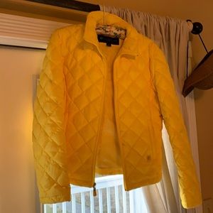 Kenneth Cole yellow down jacket